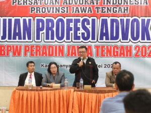 UPA Peradin 2026 Digelar, Calon Advokat Ditekankan Miliki Profesionalisme dan Mental Kuat
