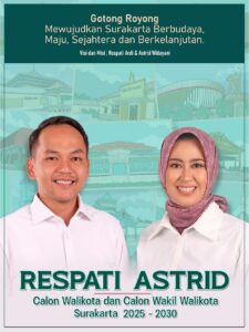 Visi Misi Respati-Astrid Calon Walikota dan Wakil Walikota Solo: Maju, Sejahtera, Berbudaya, dan Berkelanjutan
