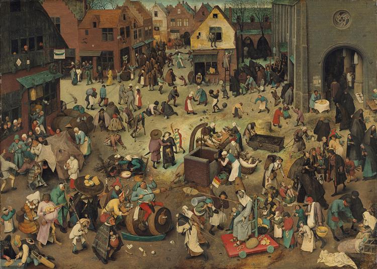 The fight between Carnival (WikiArt.org/Pieter Brueger the elder)